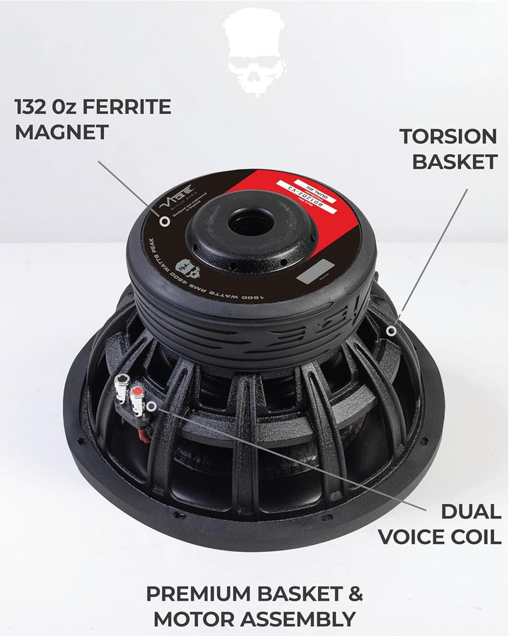 VIBE Audio BD12SPL 30,5 cm Subwoofer (Dual 4 Ohm)