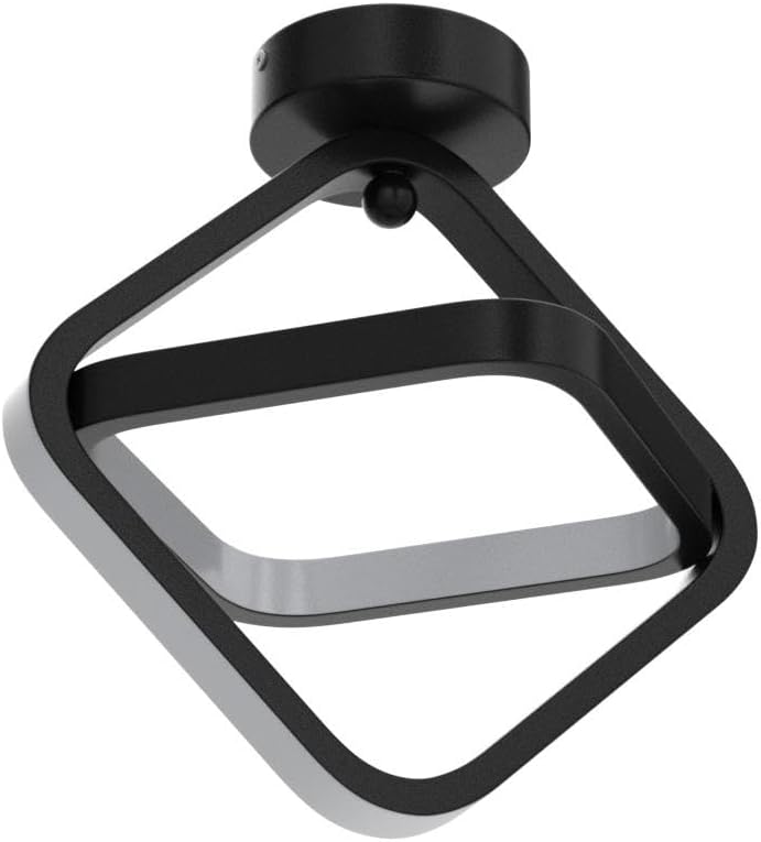 Goeco Deckenlampe Flur LED, Deckenleuchte 24W 2700LM, Deckenbeleuchtung Lampen Deckenlampen für Balk