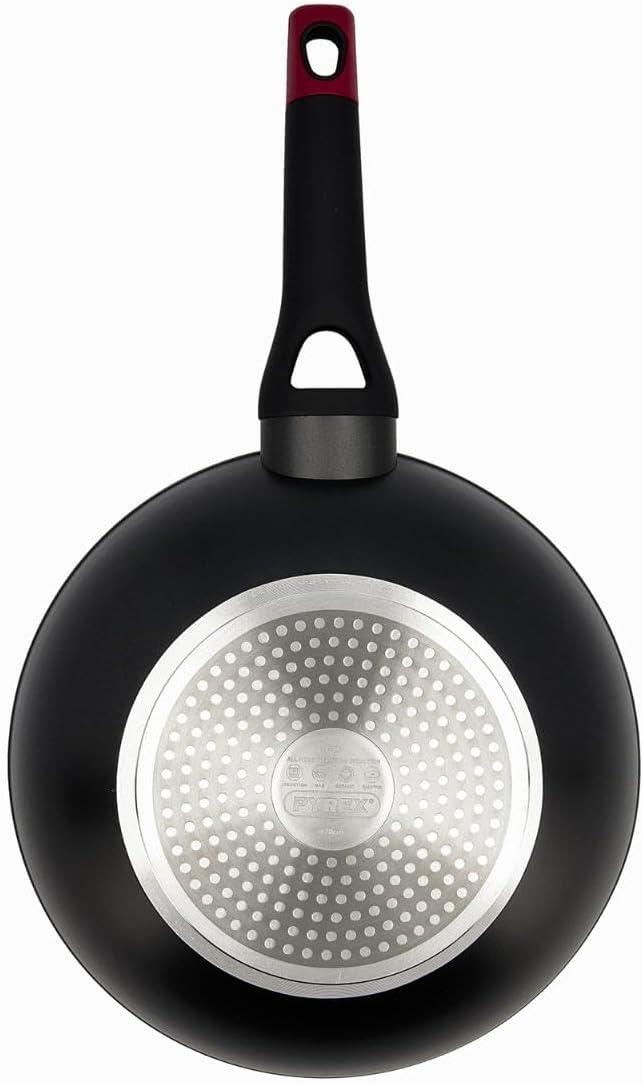 Pyrex OPTIMA + Wok aus geschmiedetem Aluminium, 28 cm