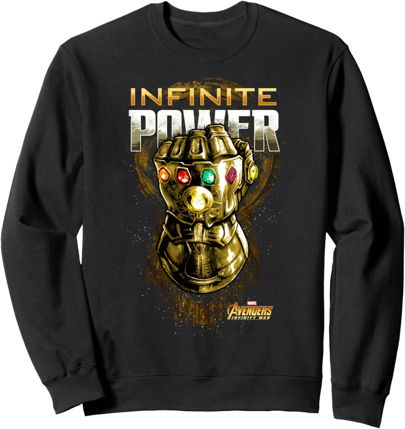 Marvel Avengers: Infinity War Infinite Power Gauntlet Poster Sweatshirt