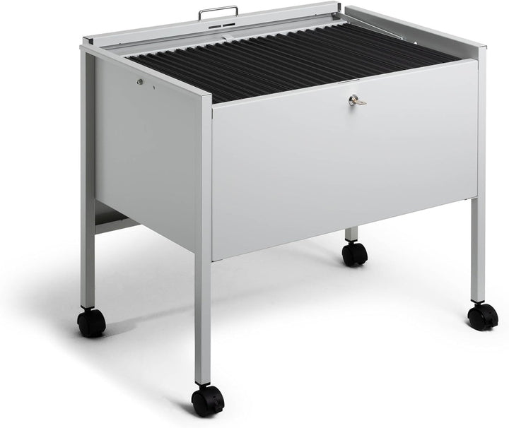 Durable Eco Hängemappenwagen 80 A4 Top, grau, 309810 Abschliessbar Grau, Abschliessbar Grau