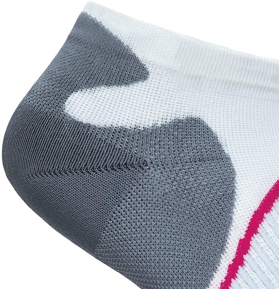 BAUERFEIND Sportsocken Run Performance Low Cut Socks, 1 Paar kurze Laufstrümpfe 35-37 Pink-Weiss, 35
