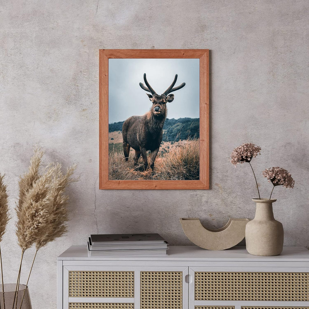 Rahmendesign24 Posterrahmen Rio 50x70 Eiche natur Fotorahmen, Wechselrahmen, Bilderrahmen, 50x70 Eic
