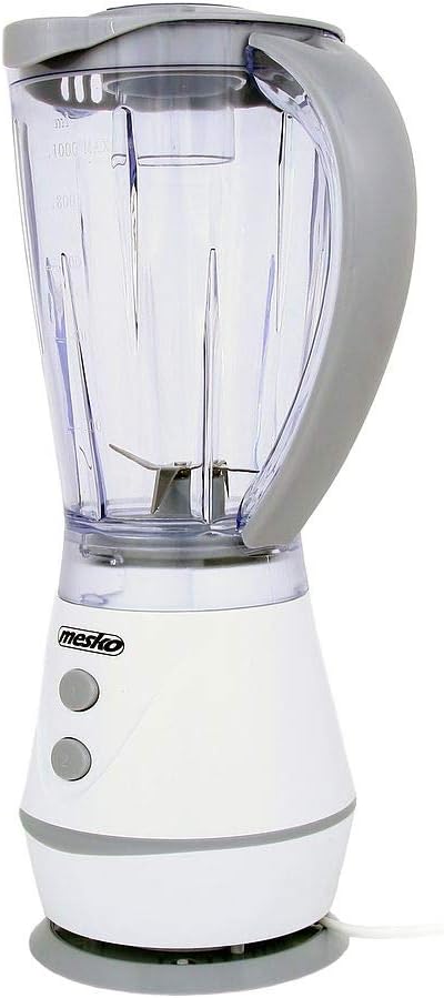 Mesko MS 4060g Standmixer mit 1 Liter, 500 W, 2 Geschwindigkeiten, Klingen aus Edelstahl, BPA-frei,