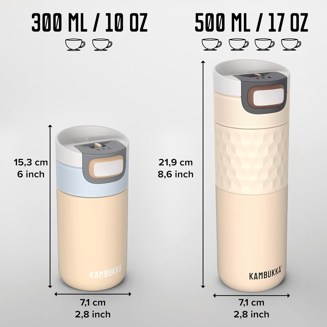 Kambukka Thermobecher 300ml - Kaffeebecher to go aus Edelstahl - Auslaufsicher & dicht - Isolierbech