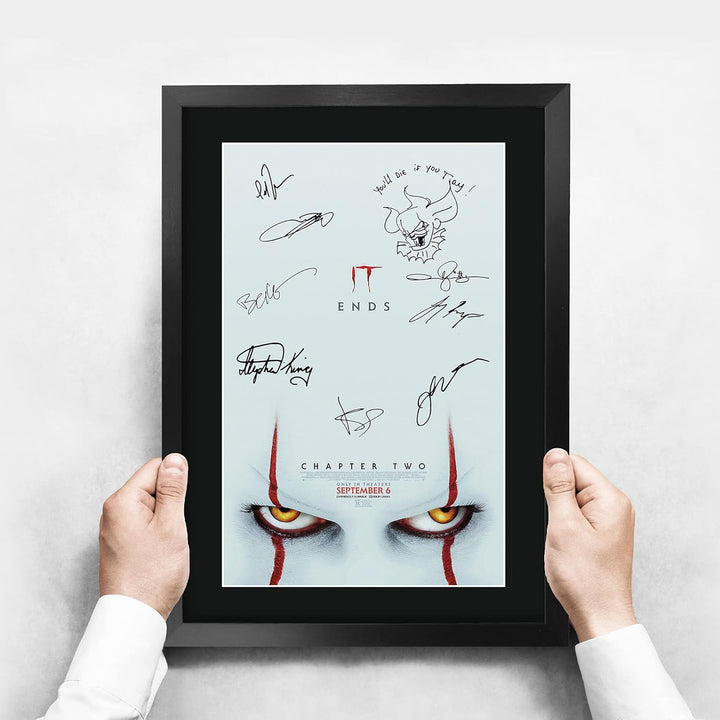 HWC Trading A3 FR IT Kapitel Zwei Bill Skarsgård und Cast Geschenke Printed Poster Autogramm Bild fü