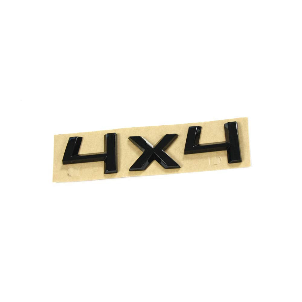 Schriftzug 4x4 schwarz Aufkleber Emblem Blackline Logo
