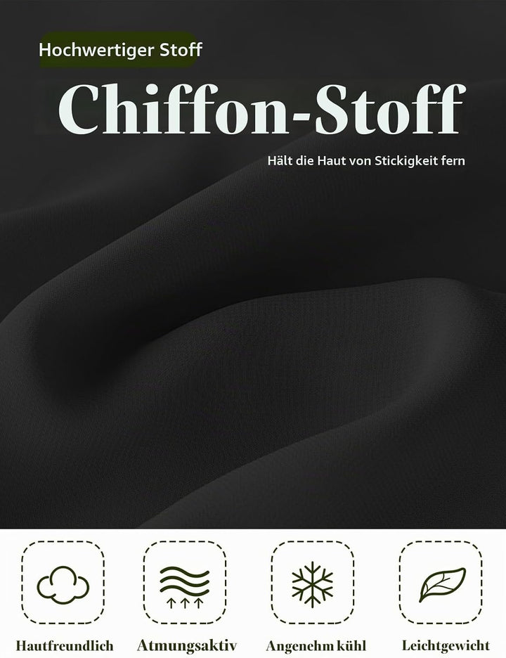 BEAUTELICATE Chiffon Schal Stola Damen Festlich Elegante Tücher Schultertuch Stola für Abendkleider