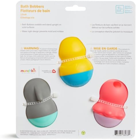 Munchkin Badespielzeug, schwimmendes Baby-Badewannenspielzeug, BPA-frei, mehrfarbig, Unisex, Kleinki