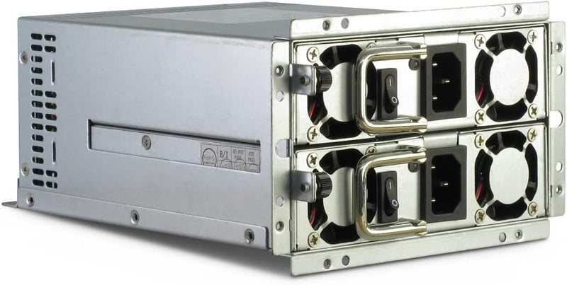 Inter-Tech 99997003 ASPOWER R2A-MV0550, PSU Server, rund, 550 W, 150 mm x 84 mm x 190 mm