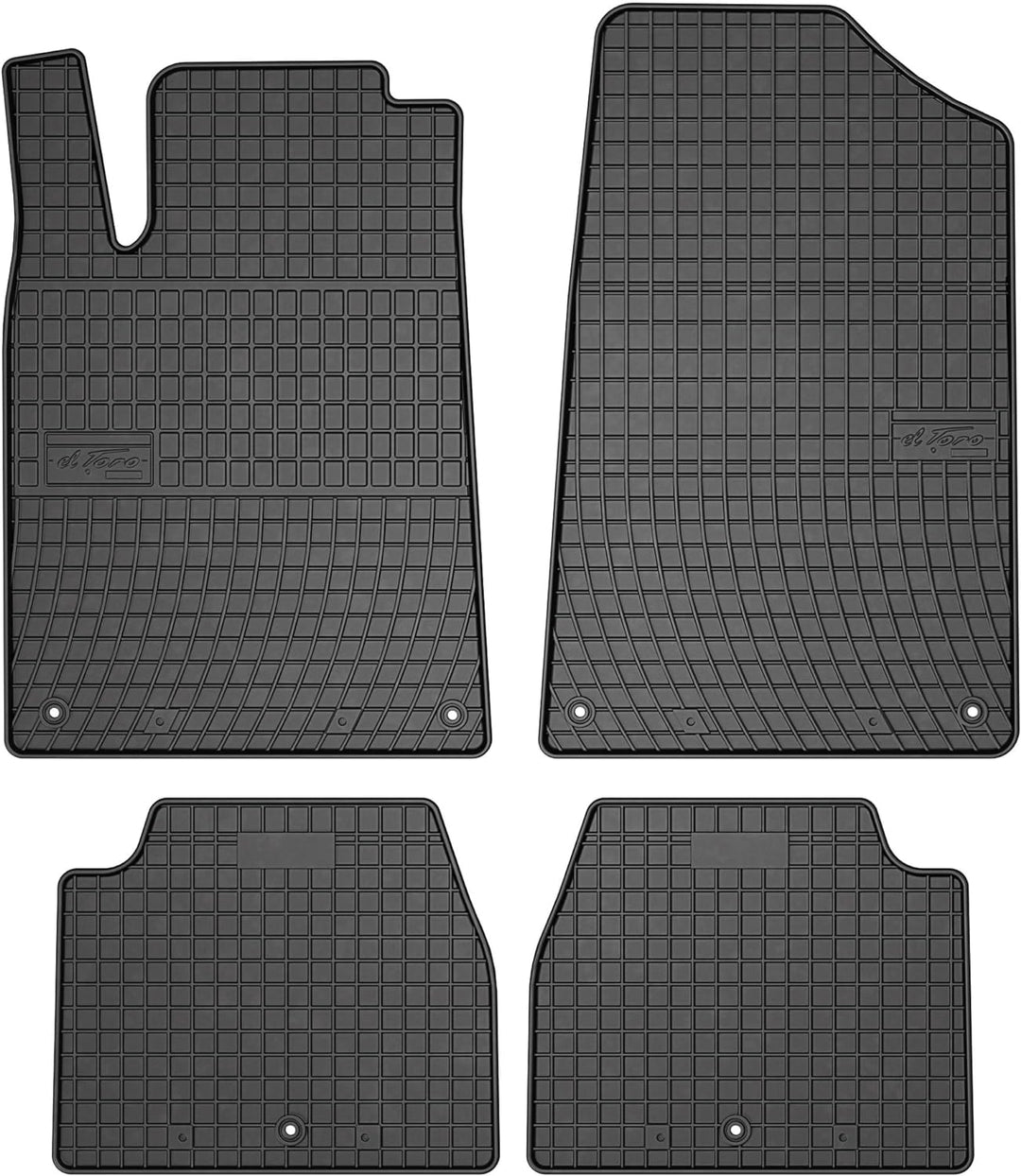 SMK Gummimatten Auto fussmatten Satz für Peugeot 607 1999-2010 Erleben Sie einen neuen Standard des