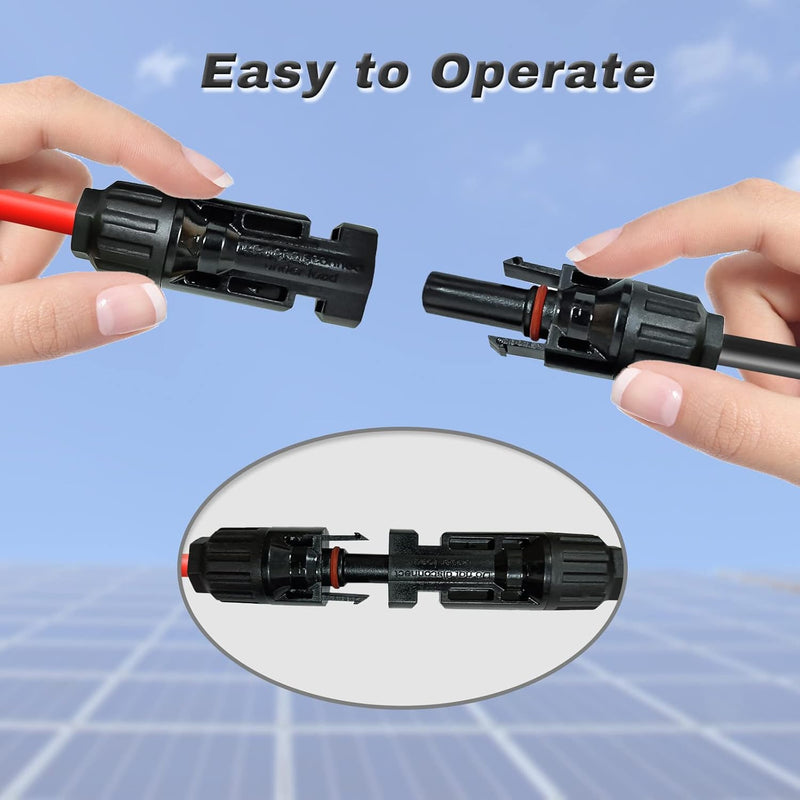 Solarladekabel Solarkabel 0.6M/3M, Solarstecker auf XT60 Stecker Solarpanel Adapter Kabel, für EF DE