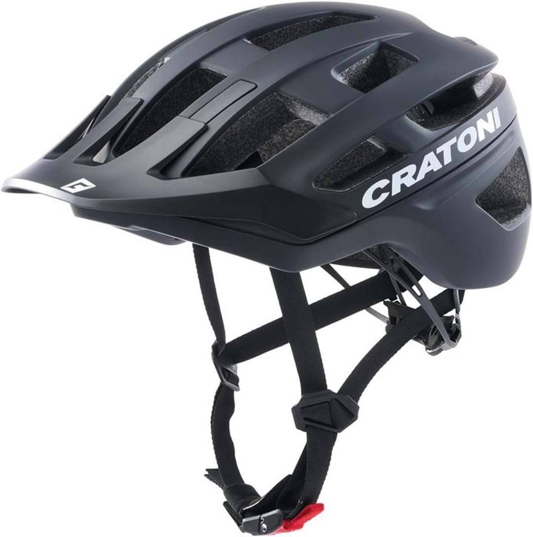 Cratoni MTB - Fahrradhelm AllRace schwarz matt, M