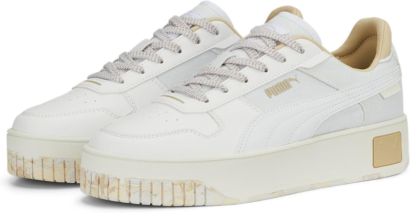 PUMA Damen Carina Street Better Sneaker 40.5 EU Puma White Puma White Granola, 40.5 EU Puma White Pu