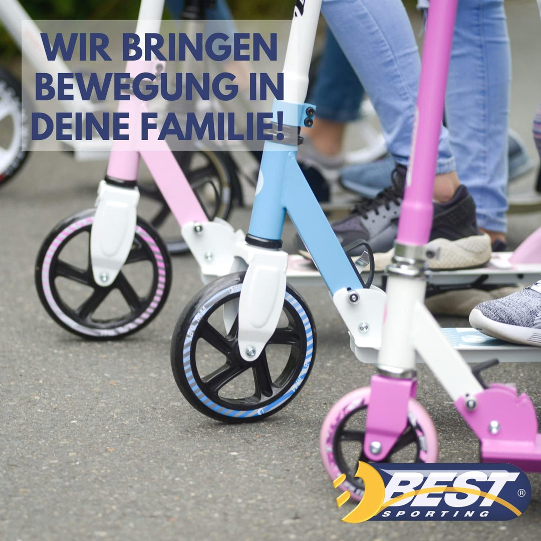 Best Sporting Scooter Erwachsene und Kinder I klappbarer Roller mit Ständer I City-Roller für Erwach