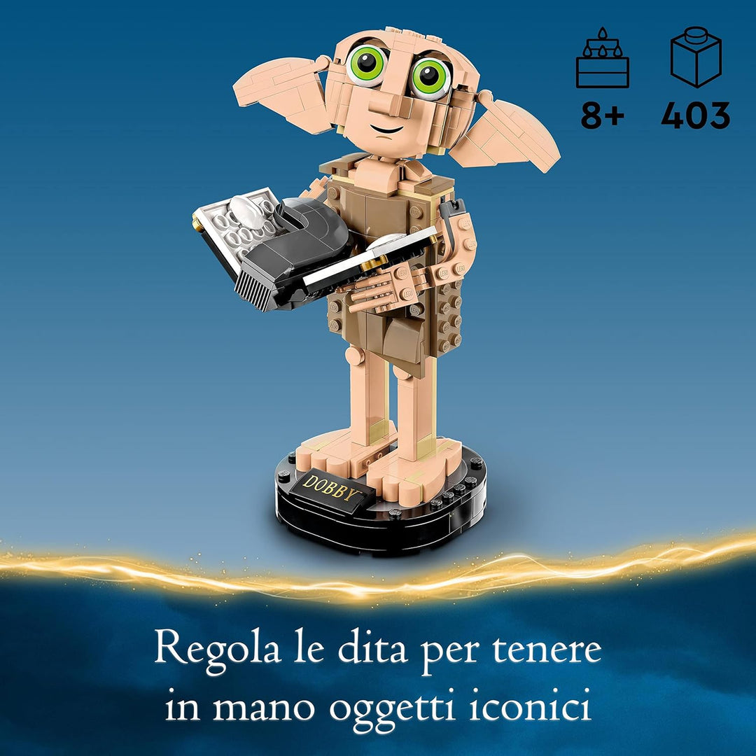 LEGO 76421 Harry Potter Dobby der Hauself Set & 31140 Creator 3in1 Magisches Einhorn Spielzeug, Seep
