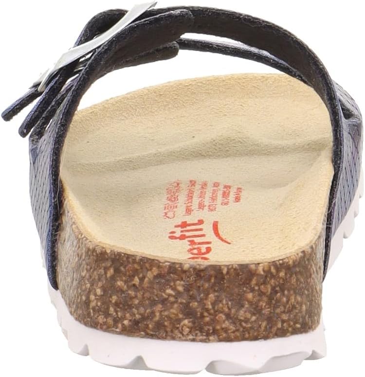 Superfit Mädchen Fussbettpantoffel 1-800111 Hausschuh 24 EU Blau 8130, 24 EU Blau 8130