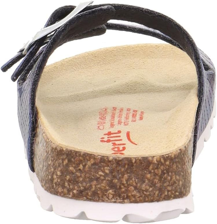 Superfit Mädchen Fussbettpantoffel 1-800111 Hausschuh 24 EU Blau 8130, 24 EU Blau 8130