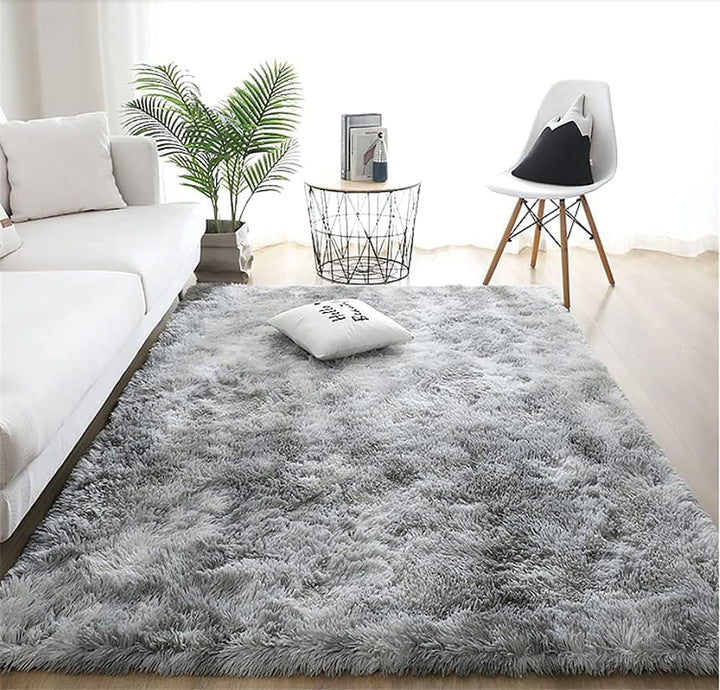 Leesentec Teppich für Wohnzimmer, Schlafzimmer, Jugendliche, Mädchen, Shaggy, modernes Design, Langf