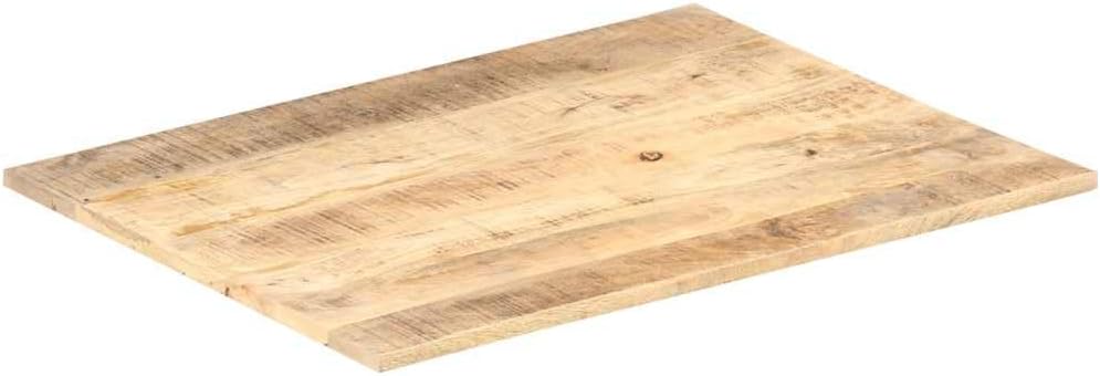 vidaXL Mangoholz Massiv Tischplatte Massivholzplatte Holzplatte Ersatztischplatte Holz Platte für Es