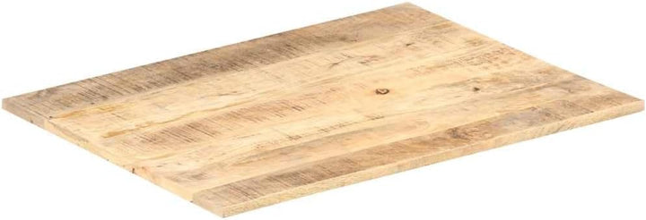 vidaXL Mangoholz Massiv Tischplatte Massivholzplatte Holzplatte Ersatztischplatte Holz Platte für Es