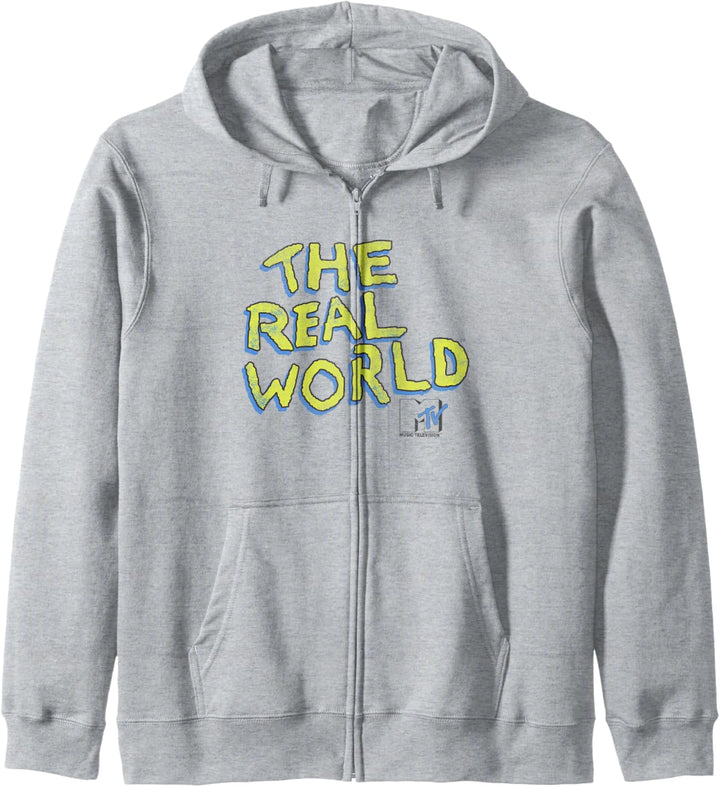 MTV Distressed The Real World Logo Kapuzenjacke