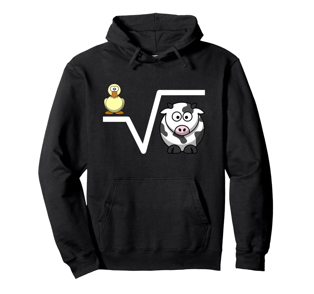 N-te Wurzel Aus Q Ente Wurzel Kuh Witziges Mathematik Pullover Hoodie