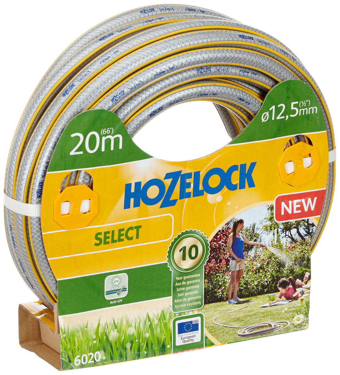 Hozelock 20 m Select Schlauch (12,5 mm Durchm.) Einzelbett, Einzelbett