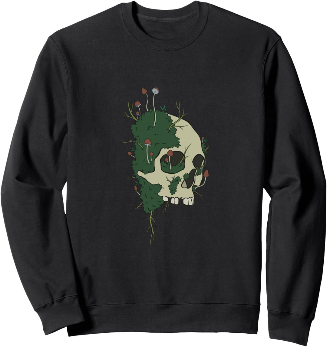 Pilzschädel-Design für Goblincore Aesthetics Fan Sweatshirt