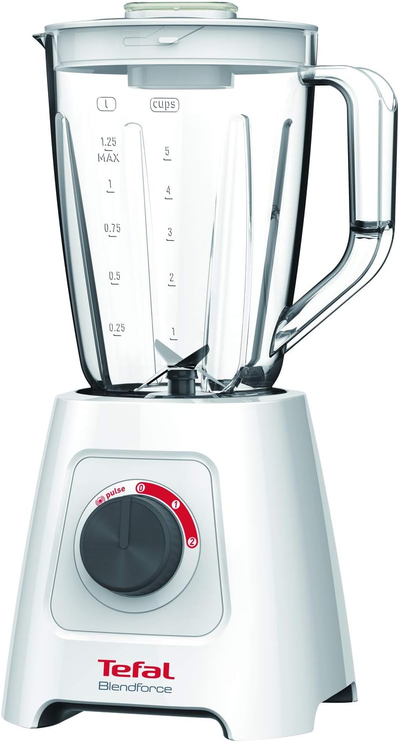 Tefal BlendForce II BL4201 Stabmixer, 1,25 l, 600 W, Weiss