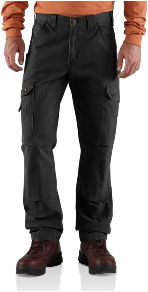 Carhartt Herren Carhartt Lockere Cargo-arbeitshose aus Ripstop 28W / 32L Schwarz, 28W / 32L Schwarz