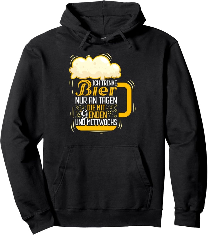 Ich Trinke Bier Fasching Karneval Party Saufen Gruppen Pullover Hoodie