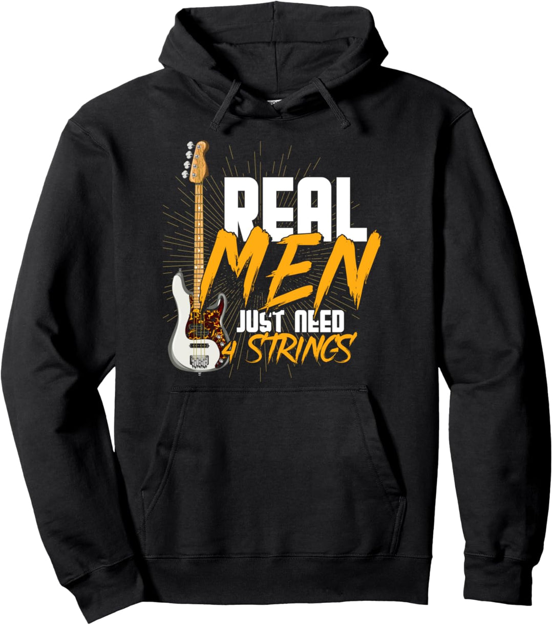 Bassist Rock Musik Bassspieler Lustiges Bass Gitarre Pullover Hoodie