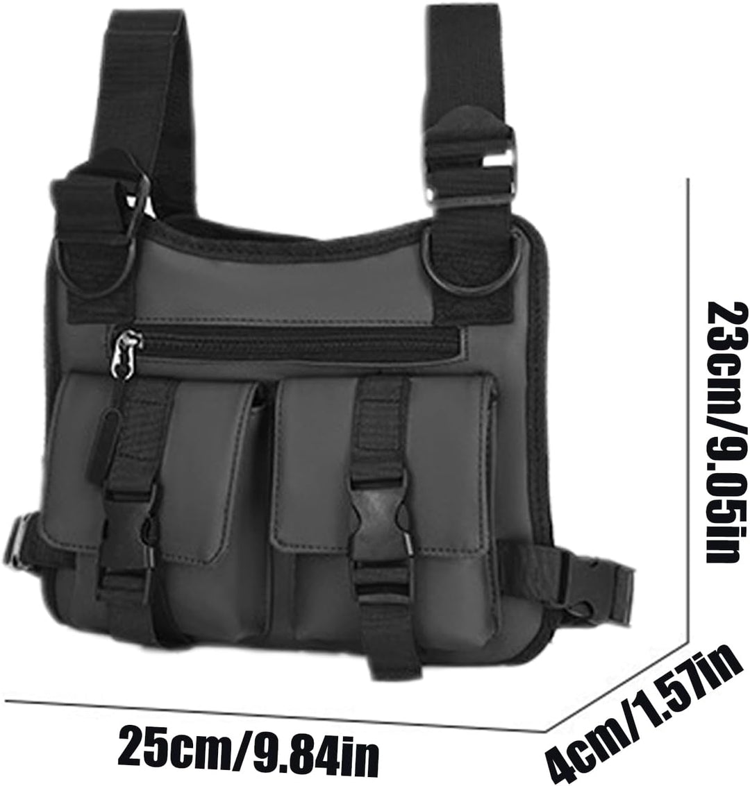 Brusttasche für Männer Leichtes Wander Brustgurt | Rucksäcke Für Pendeln Camping Training Radfahren