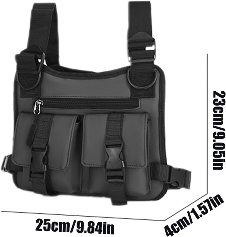 Brusttasche für Männer Leichtes Wander Brustgurt | Rucksäcke Für Pendeln Camping Training Radfahren