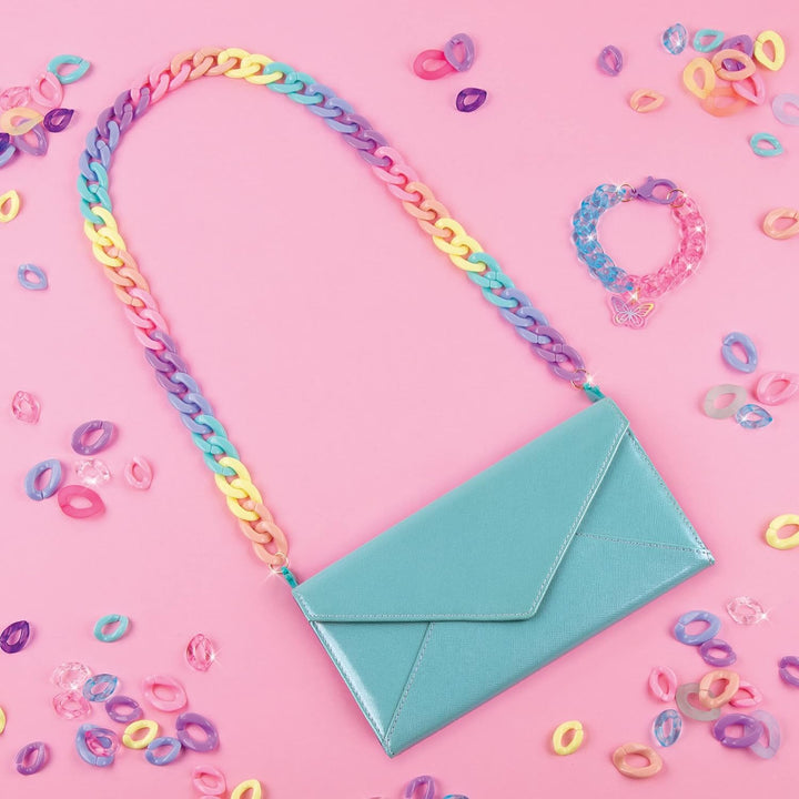 Make It Real All Linked Up Armband-Bastelset mit Kunststoffglieder und Ketten – DIY Freundschaftssch