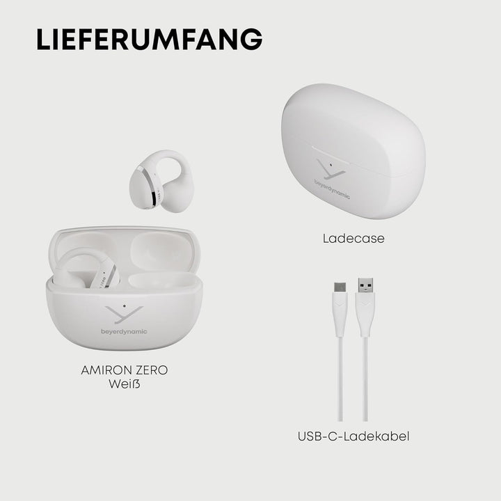 beyerdynamic AMIRON Zero Open-Ear Kopfhörer mit offenem Klangkonzept und innovativem Clip-Design, Bl