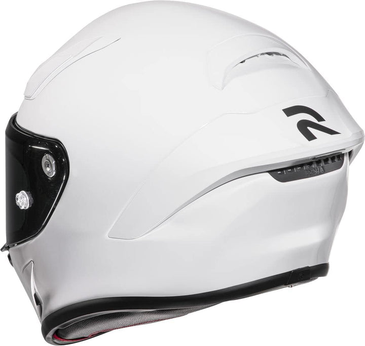 HJC RPHA 1 Solid Racing Helmet Motorradhelm Rennhelm FIM ECE 22.06 Integralhelm XXL Weiss, XXL Weiss