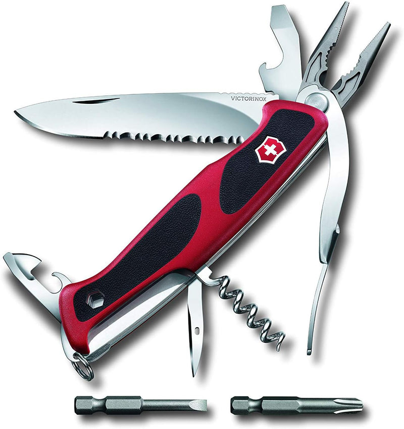 Victorinox, Schweizer Taschenmesser, Ranger 174 W, Multitool, 17 Funktionen, Kombi-Spitzzange , Mutt