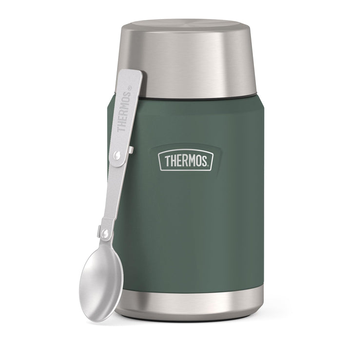 Thermos ICON Food Jar 0,71 l, grün/forest mat, Speisegefäss für Essen 710 ml, doppelwandigem 18/8 Ed