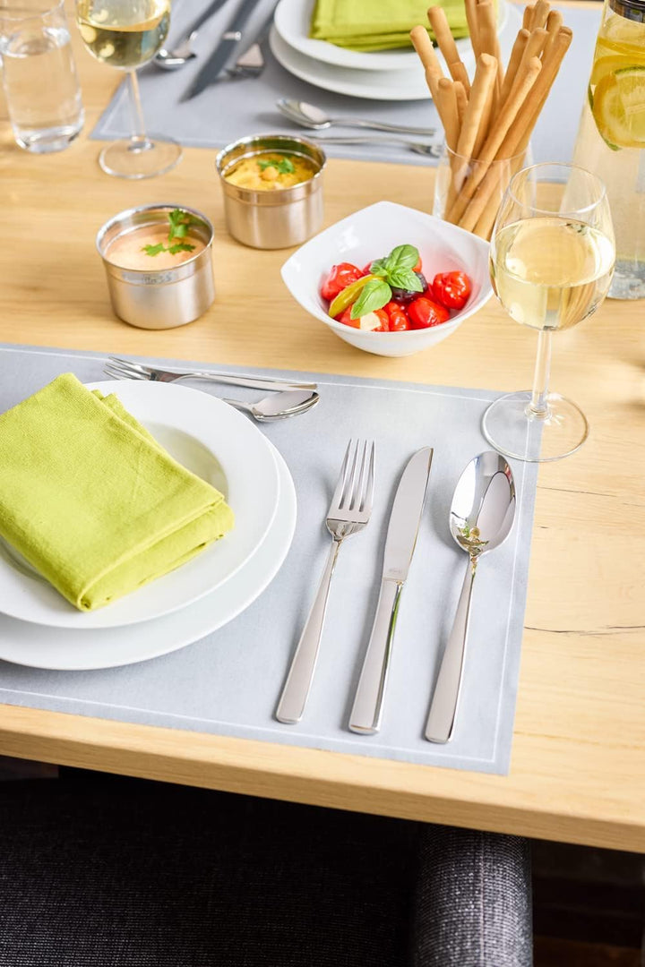 RÖSLE ELEGANCE Besteck 30-teilig, Hochwertiges Essbesteckset für 6 Personen aus Edelstahl 18/10, Kli