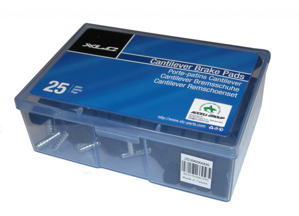 XLC Cantilever Bremsschuhe, Schwarz, 53 mm