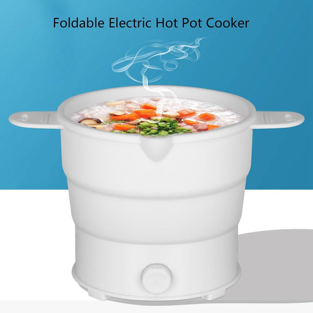 Yctze Elektrischer Hot Pot-Kocher, Mini, Leicht, Tragbar, Faltbar, Reisetopf f¨¹r Camping, B¨¹ro, Ho