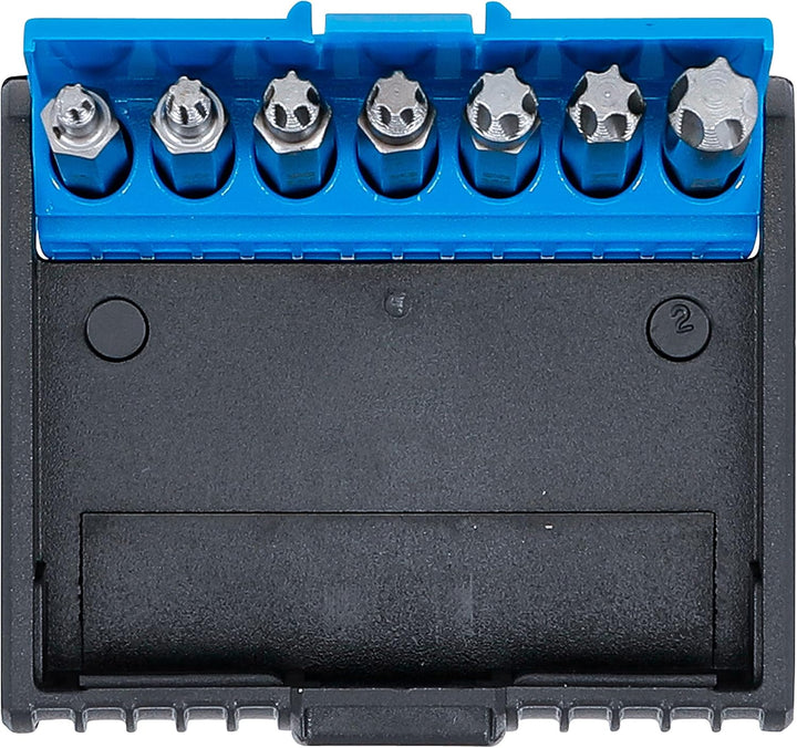 BGS 5284 | Schraubenausdreher-Satz | für defektes T-Profil (für Torx) T10 - T40 | 7-tlg., für defekt