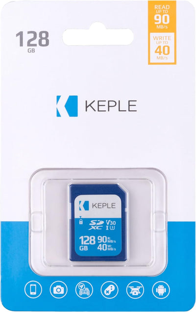 128GB SD Card Class 10 Speicherkarte for Canon EOS M50, M100, M10, M6, M5, 6D, 60D, 70D, 80D, 100D,