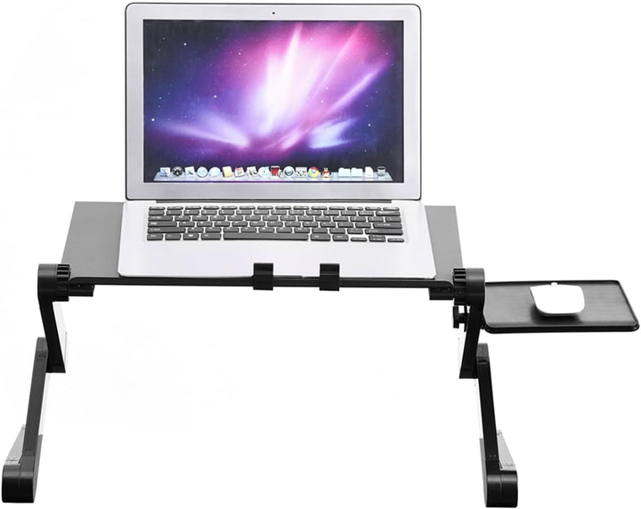 Laptopständer, 360 ° Verstellbarer Faltbarer Laptop-Tisch, Laptop-Schreibtisch, Leichten Aluminium-L