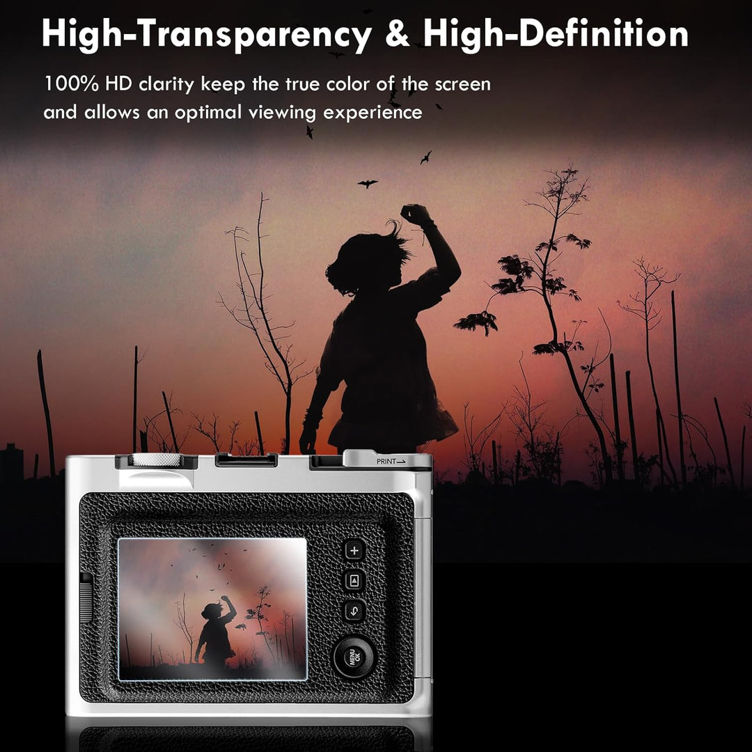 Rieibi Zubehör für Fujifilm Instax Mini Evo Sofortbildkamera, Geschenkpaket inklusive transparenter