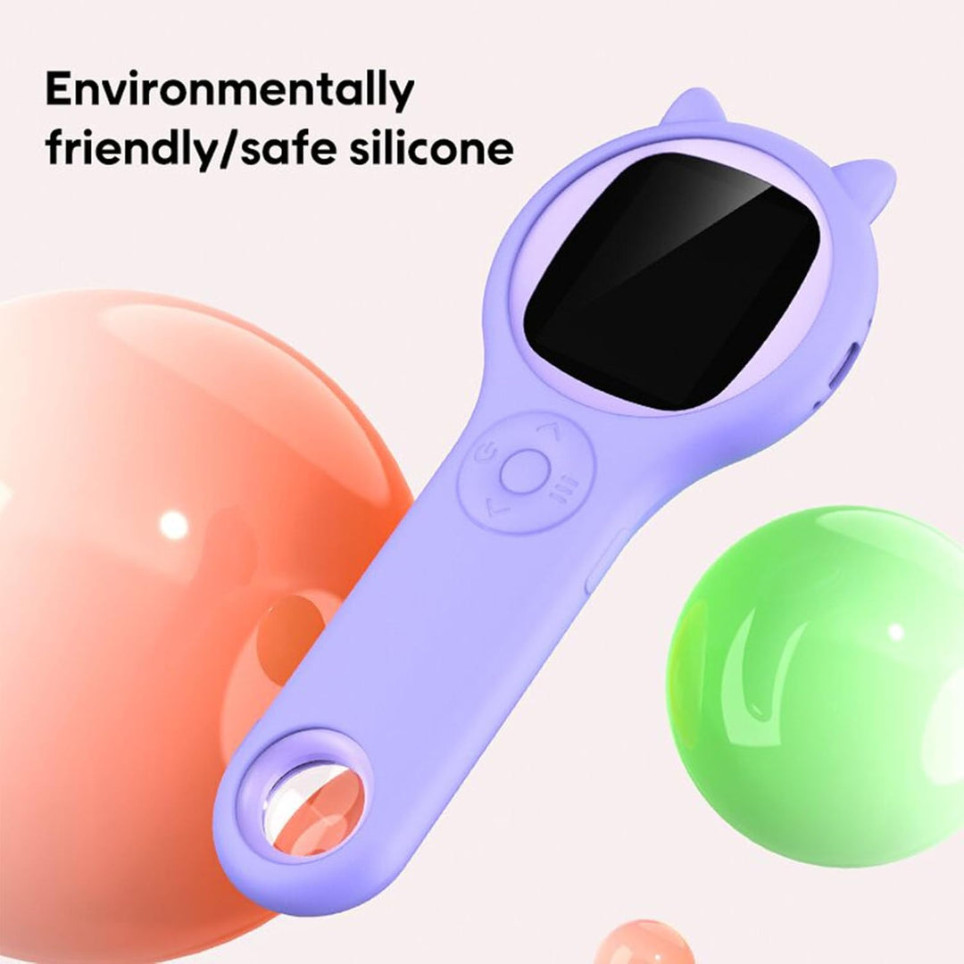 Mikroskop für Kinder, 500 fache Tragbare Taschenlupe mit 2 Zoll LCD Bildschirm, 8 Einstellbaren LED