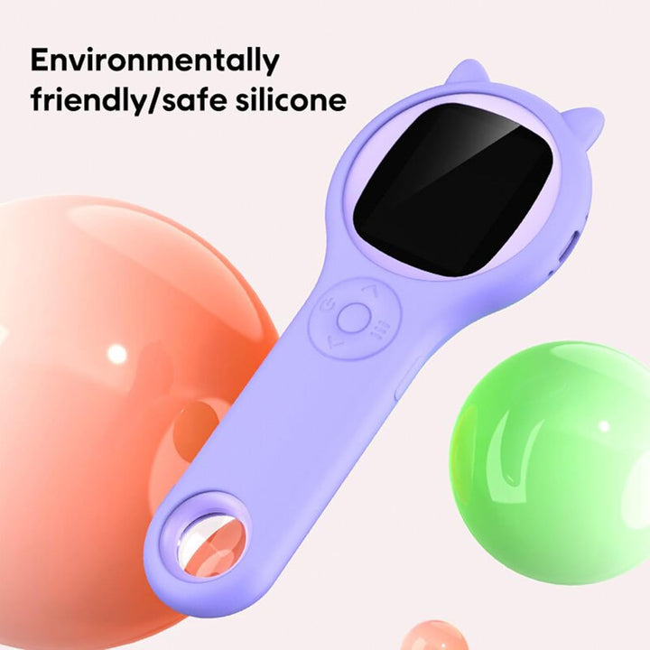 Mikroskop für Kinder, 500 fache Tragbare Taschenlupe mit 2 Zoll LCD Bildschirm, 8 Einstellbaren LED
