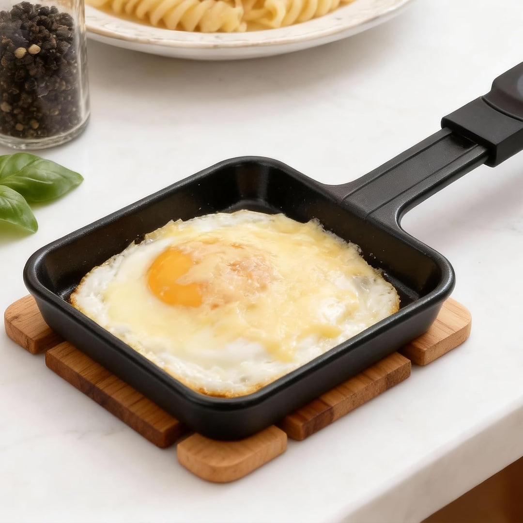 Kosmosta Antihaftbeschichtete Extra Lang Mini-Grill-Käsepfanne Schmelzzubehör für Raclettes Ersatzbl